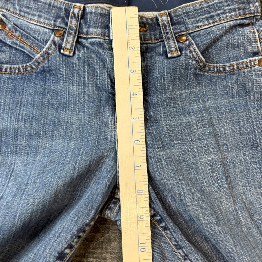 Wrangler Q-Baby Ultimate Riding Jeans Medium Wash Bootcut Size 28x34 Western Y2K - Picture 8 of 10
